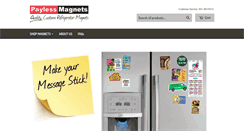 Desktop Screenshot of paylessmagnets.com